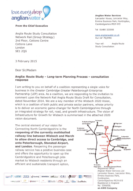 Anglia Route Study Consultation Response